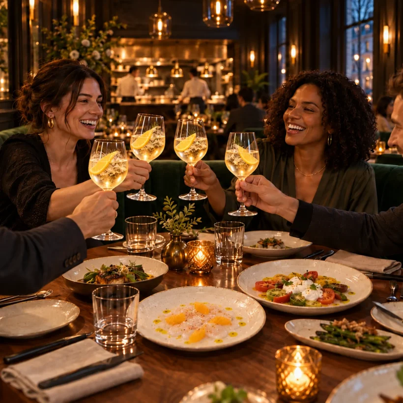 Dinner with friends