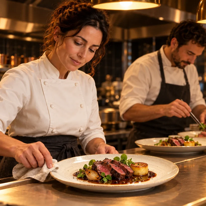 At the pass
