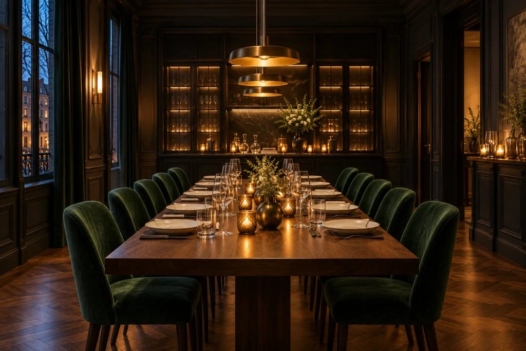 The private dining room